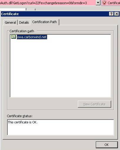 The certification path