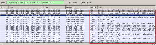 Wireshark Google Talk SecureNAT Client