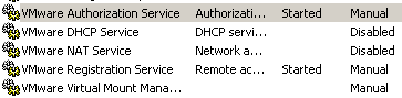 VMware Server Services